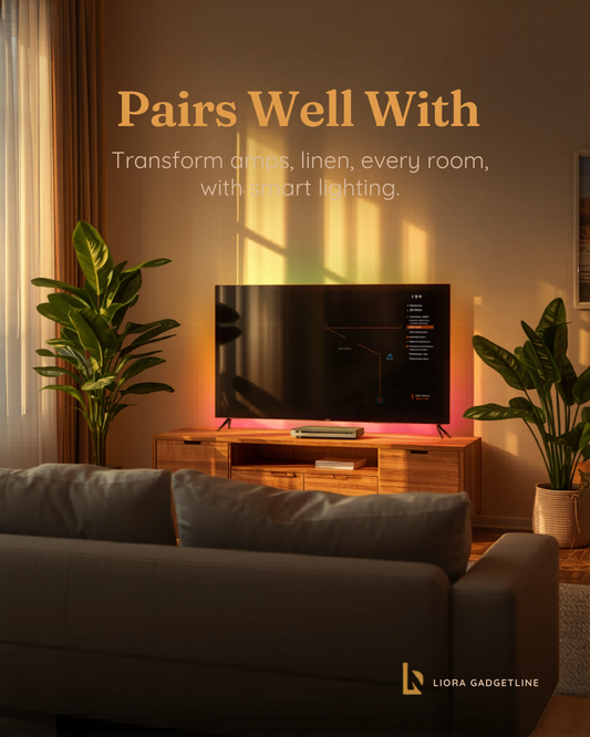 RGB LED Strip Lights bedroom glow ambiance
