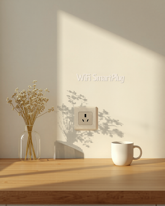 WiFi Voice Control Smart Plug in Scandinavian kitchen