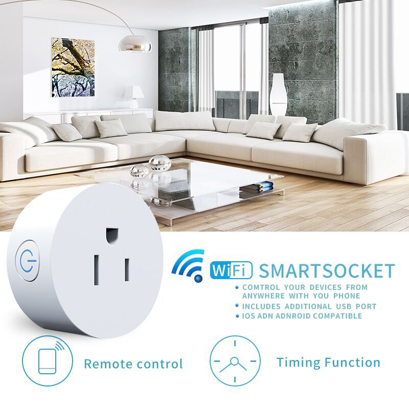 WiFi Voice Control Smart Plug – Alexa & Google Home – Remote Control